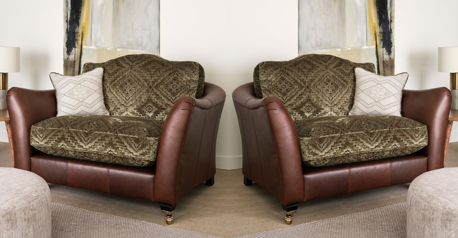 Parker Knoll Harriet Sofa Leather Roomset